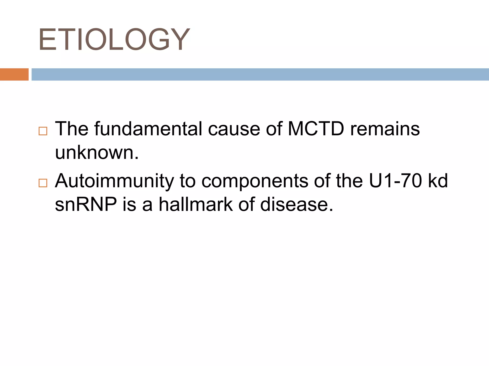 Mixed connective tissue disorder | PPTX