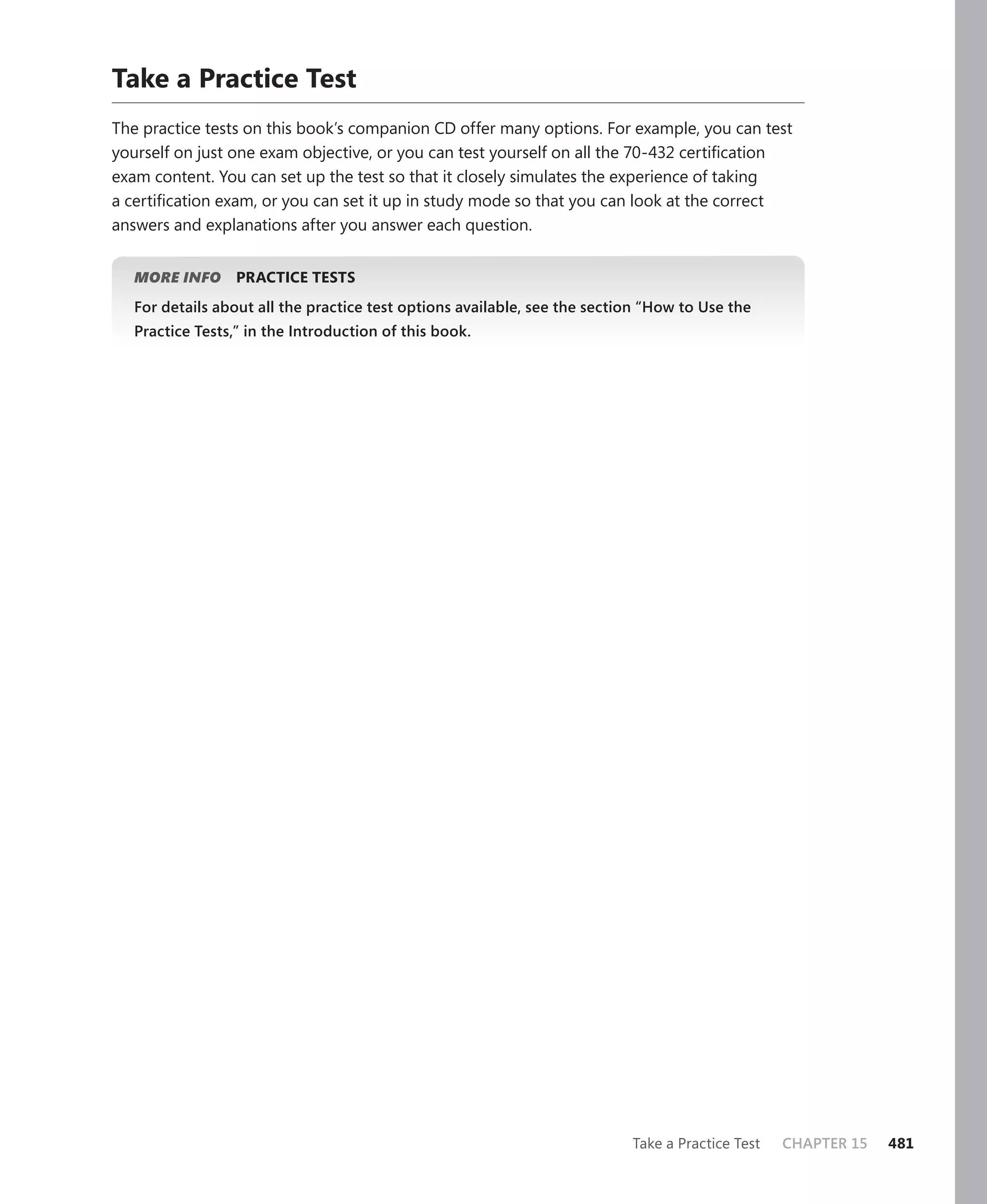 Mcts self paced training kit exam 432   sql server 2008 - implementation and maintenance