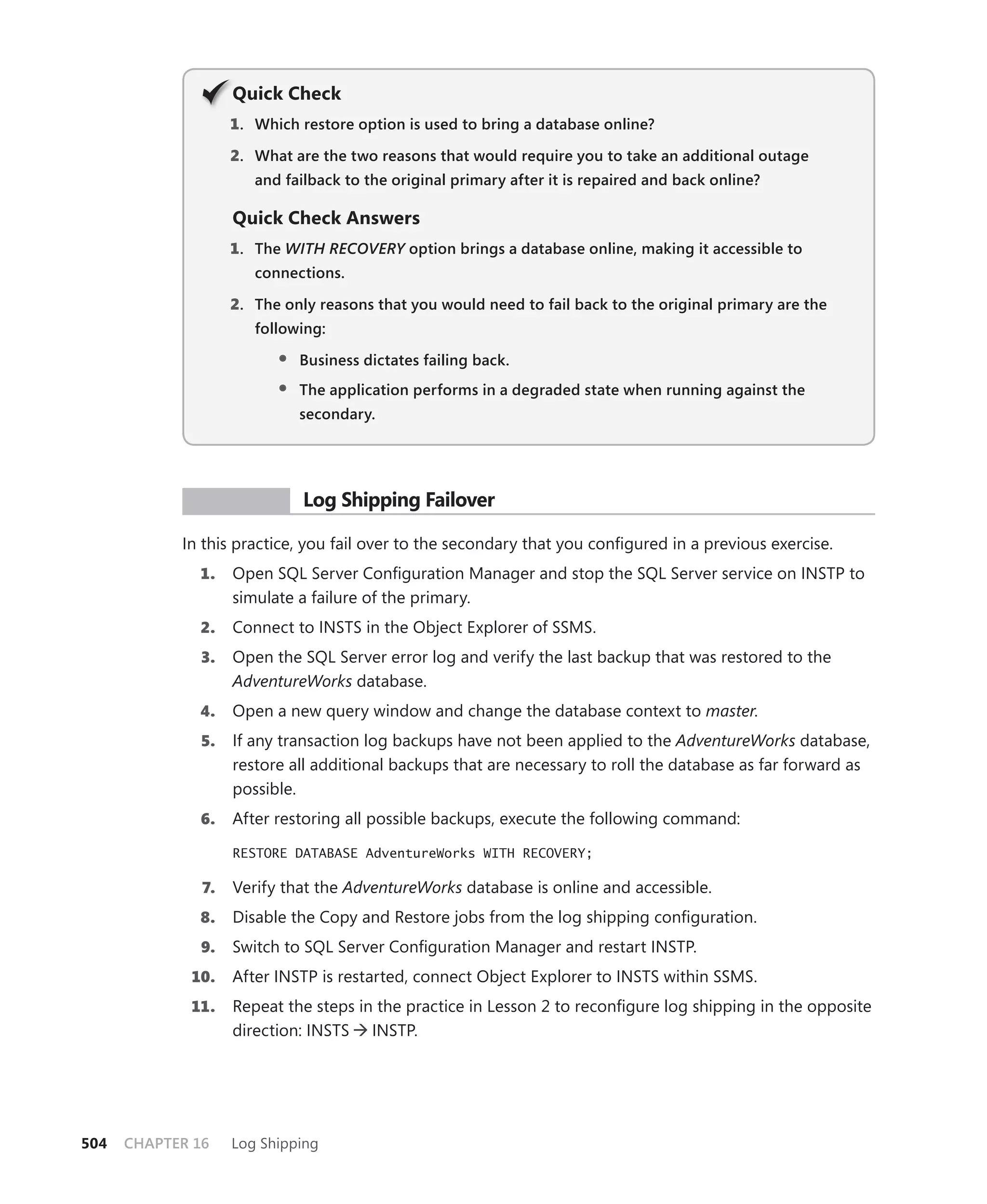 Mcts self paced training kit exam 432   sql server 2008 - implementation and maintenance