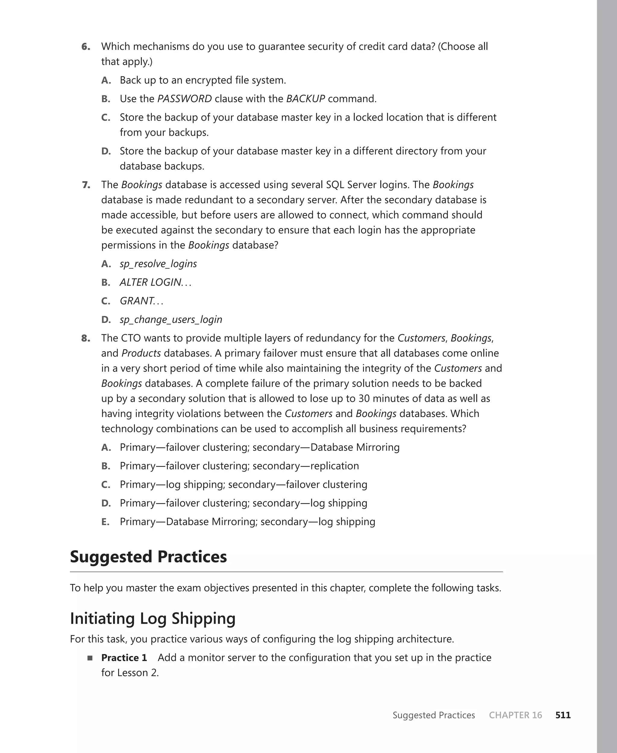 Mcts self paced training kit exam 432   sql server 2008 - implementation and maintenance