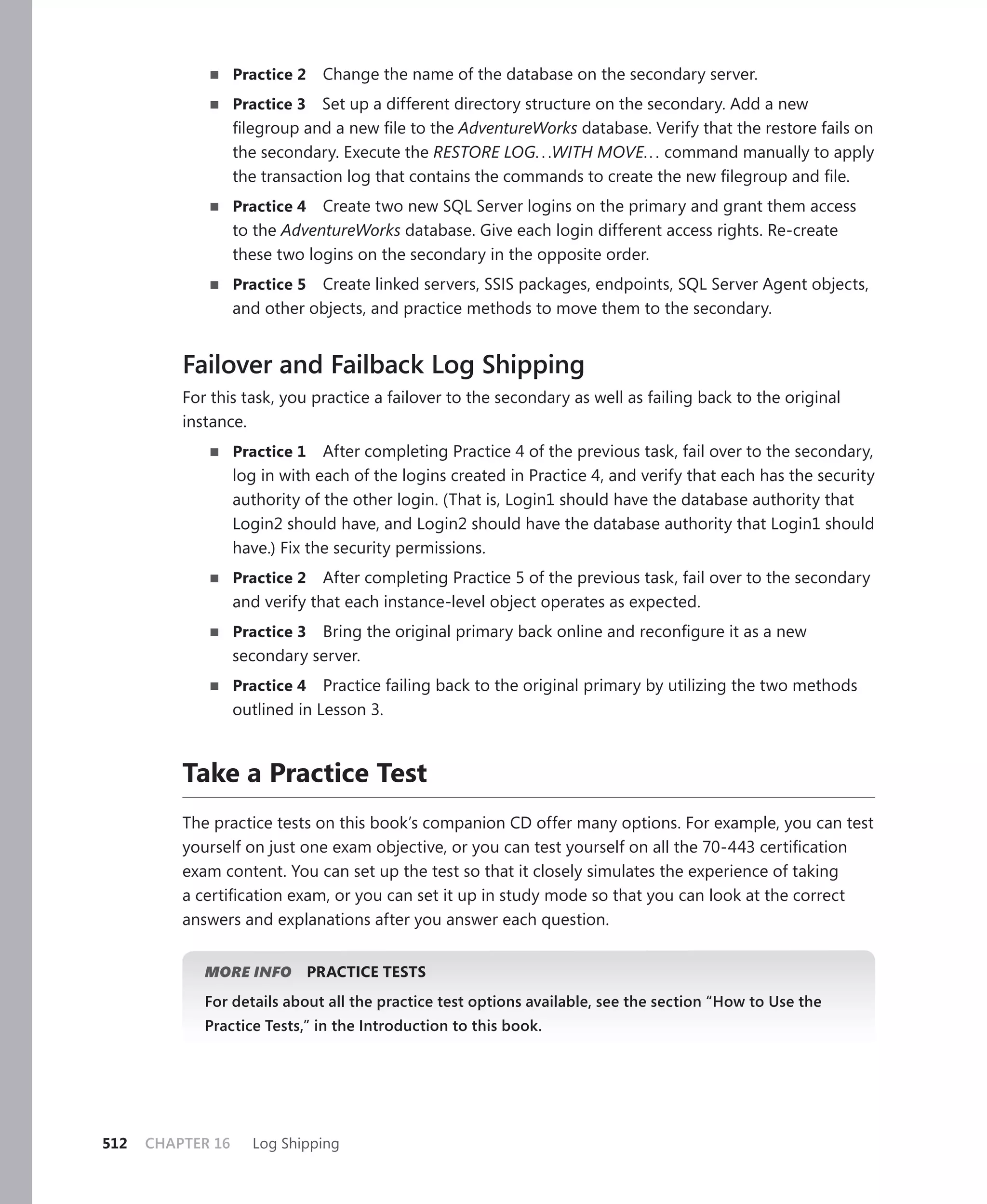 Mcts self paced training kit exam 432   sql server 2008 - implementation and maintenance