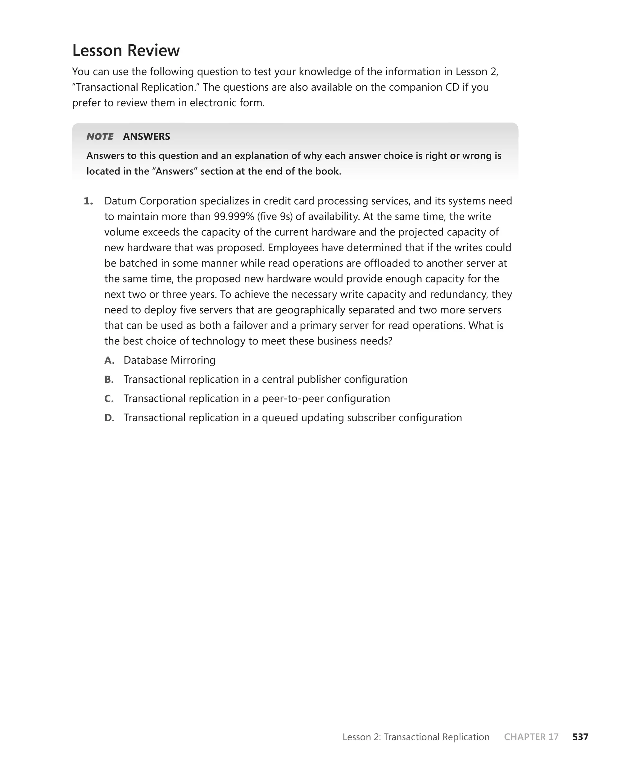 Mcts self paced training kit exam 432   sql server 2008 - implementation and maintenance