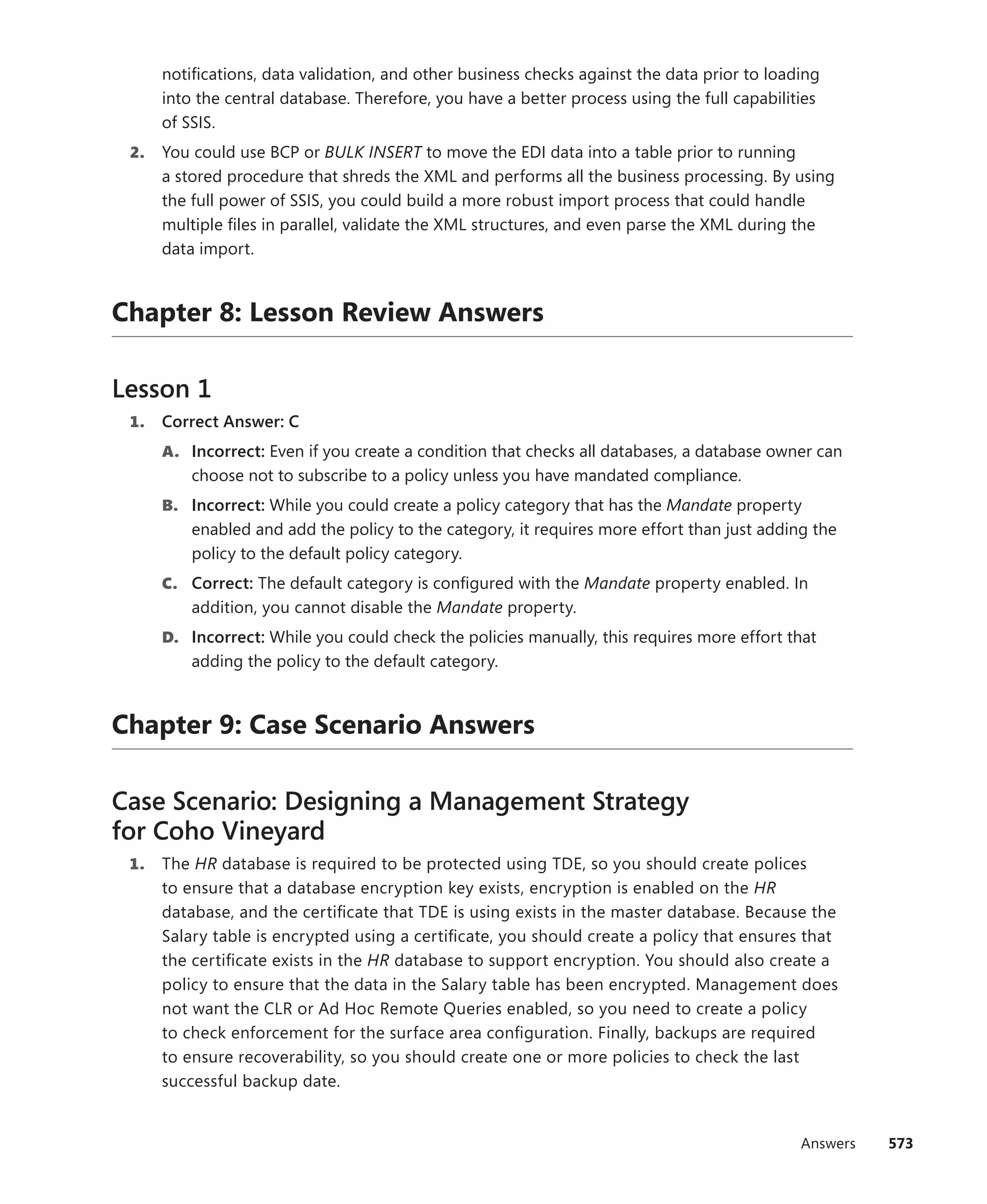 Mcts self paced training kit exam 432   sql server 2008 - implementation and maintenance