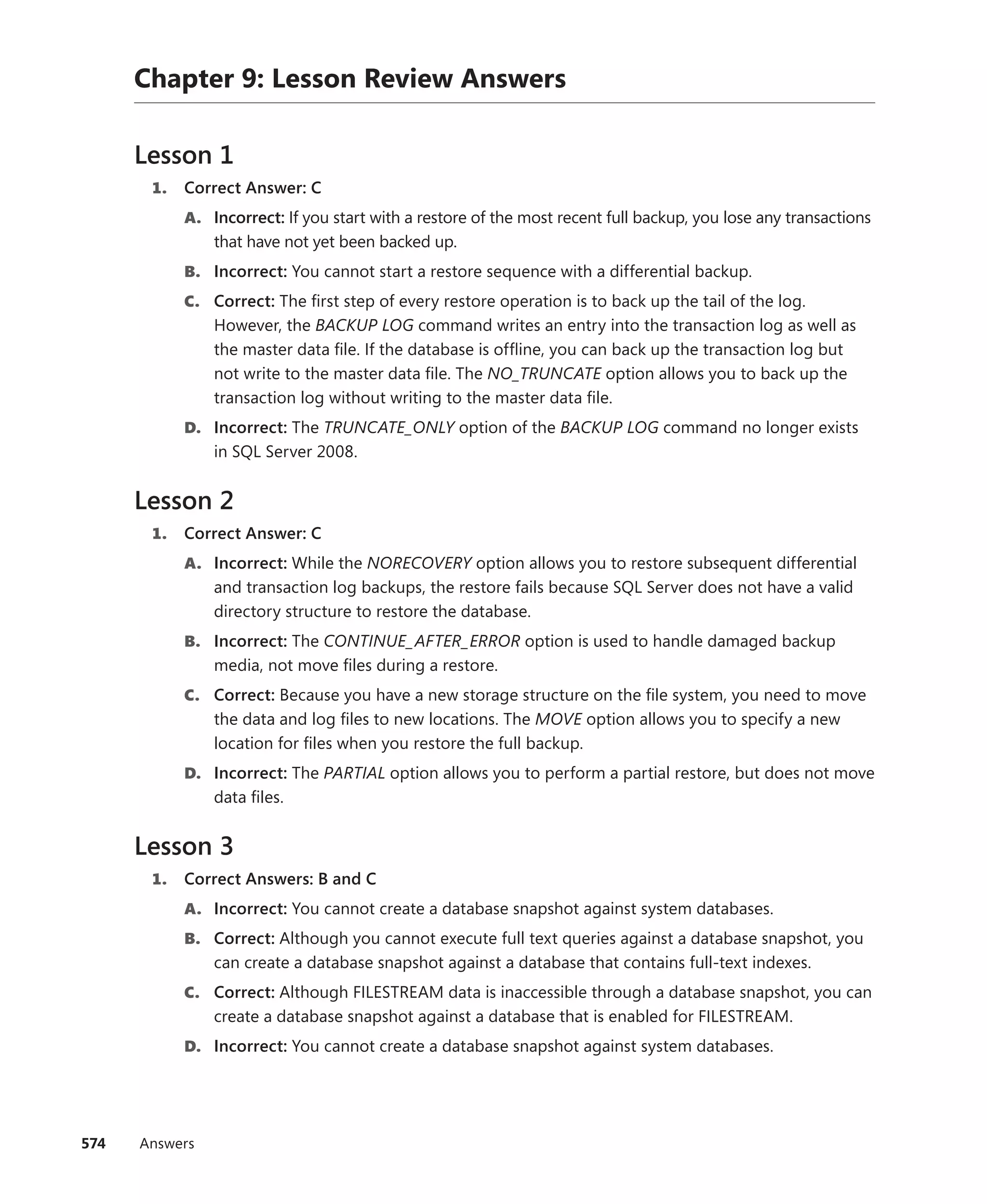 Mcts self paced training kit exam 432   sql server 2008 - implementation and maintenance