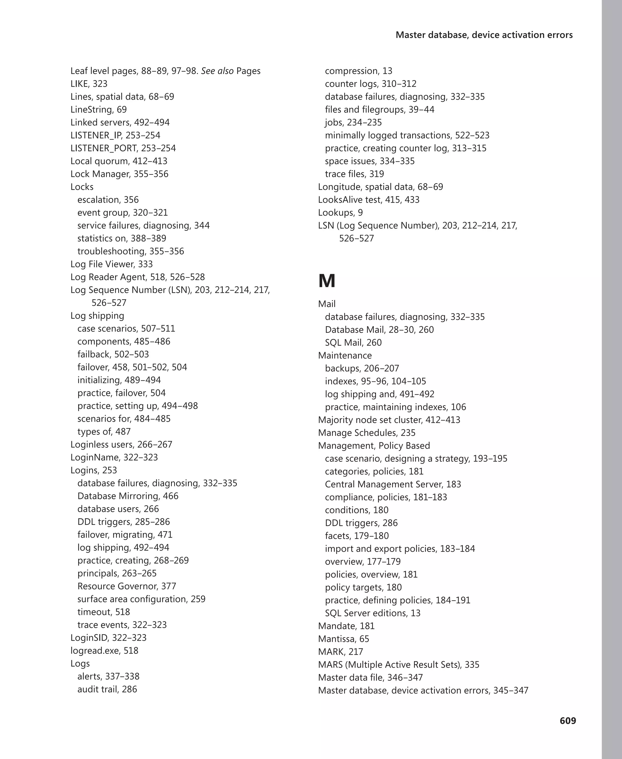Mcts self paced training kit exam 432   sql server 2008 - implementation and maintenance