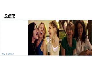 Age


                       	
  

The	
  L	
  Word	
  
 