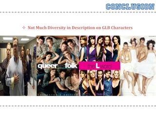 Conclusion

       ²  Not	
  Much	
  Diversity	
  in	
  Description	
  on	
  GLB	
  Characters	
  
	
  
	
  
	
  
 