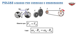 Observe que:
A
A
A
B
B B
A BV V
Logo:
A A B BR R   
 