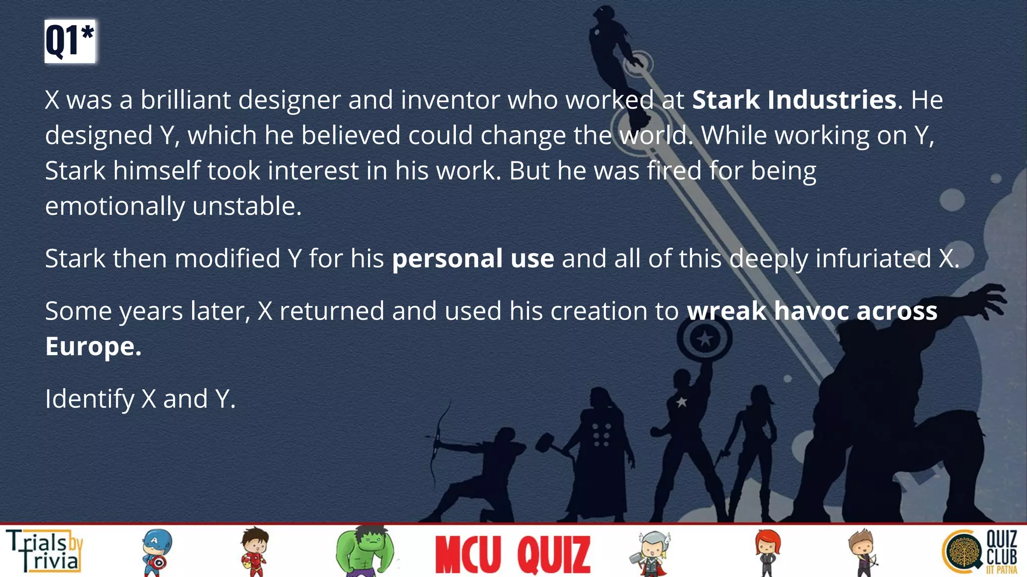Trials by Trivia: Marvel Cinematic Universe Quiz | PDF