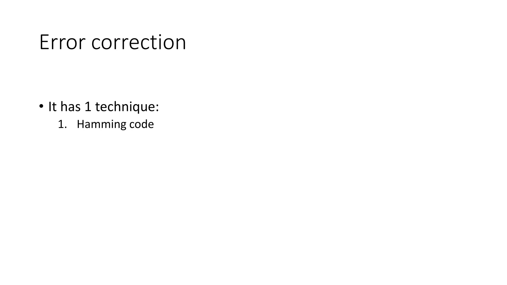 Error detection and Correction | PPT