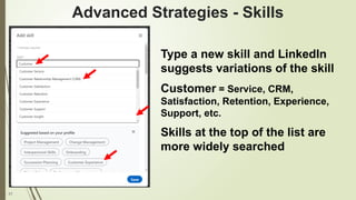 Advanced LinkedIn Strategies October 2025 | PPTX