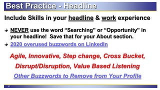 LinkedIn for Your Job Search