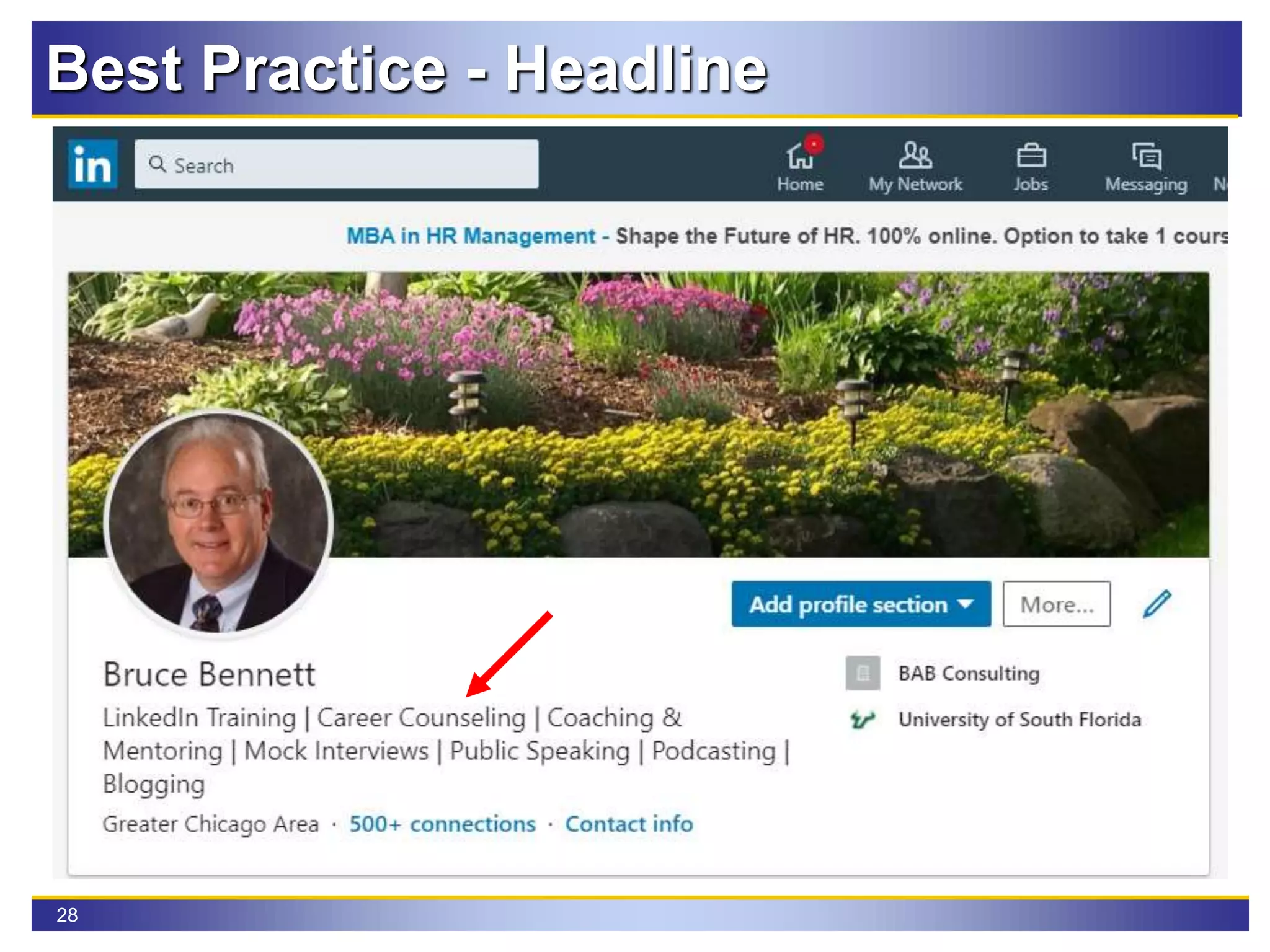 28
Best Practice - Headline
 