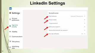 107
LinkedIn Settings
 
