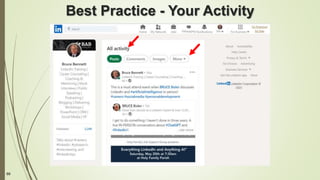 69
Best Practice - Your Activity
 