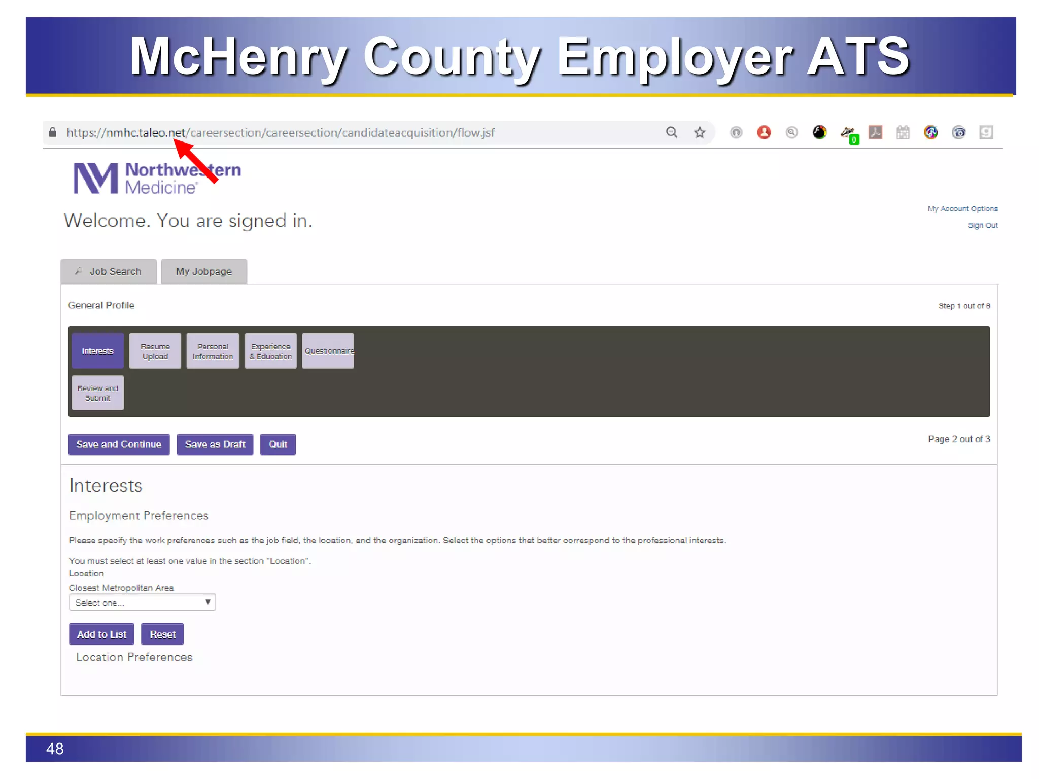 48
McHenry County Employer ATS
 