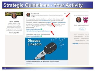53
Strategic Guidelines - Your Activity
 