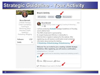 48
Strategic Guideline - Your Activity
 