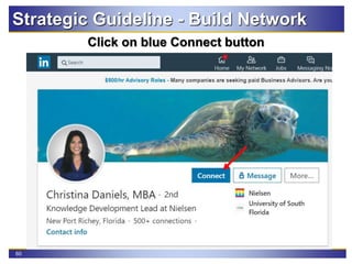 60
Click on blue Connect button
Strategic Guideline - Build Network
 