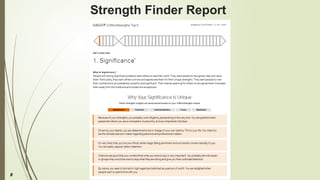 8
Strength Finder Report
 