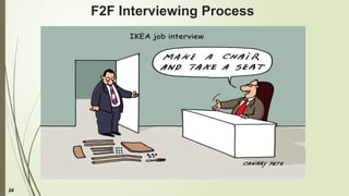 24
F2F Interviewing Process
 