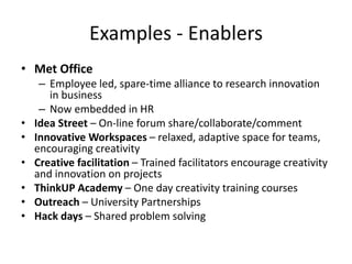 employee innovation examples