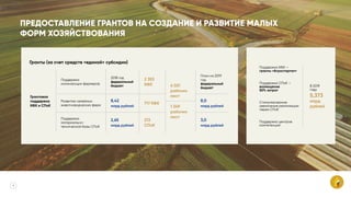 Презентация для выступления Министра Сельского хозяйства на заседании Государственной Думы