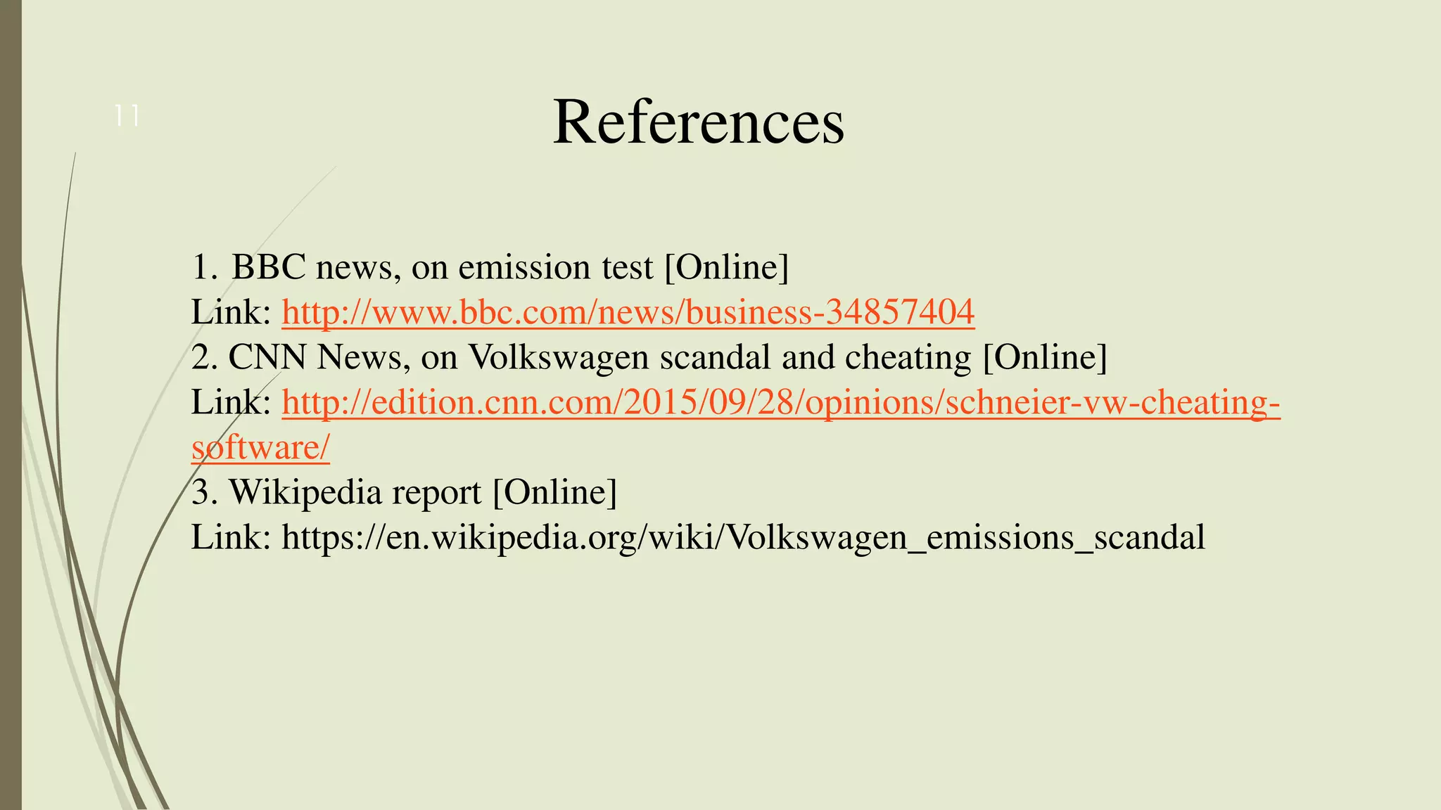 Volkswagen Emissions Scandal | PDF