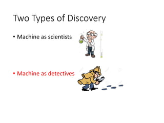 47
Abnormal Instance Discovery From Social
Networks
2
Global global node discovery:
Finding the most abnormal
node(s) in the network
Local abnormal node
discovery: Finding the most
abnormal node(s) connected
to a given node
1
1
1
2
Interesting feature discovery:
Finding the most interesting or
unique features (e.g. paths)
between two nodes or w.r.t a
node
 