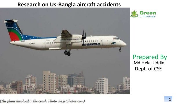 Research On Us Bangla Aircraft Accidents