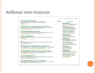 ADSENSE PARA PESQUISA
 