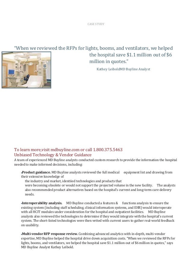 Case Study Large Hospital Ensures New Campus Meets LongTerm Medical…