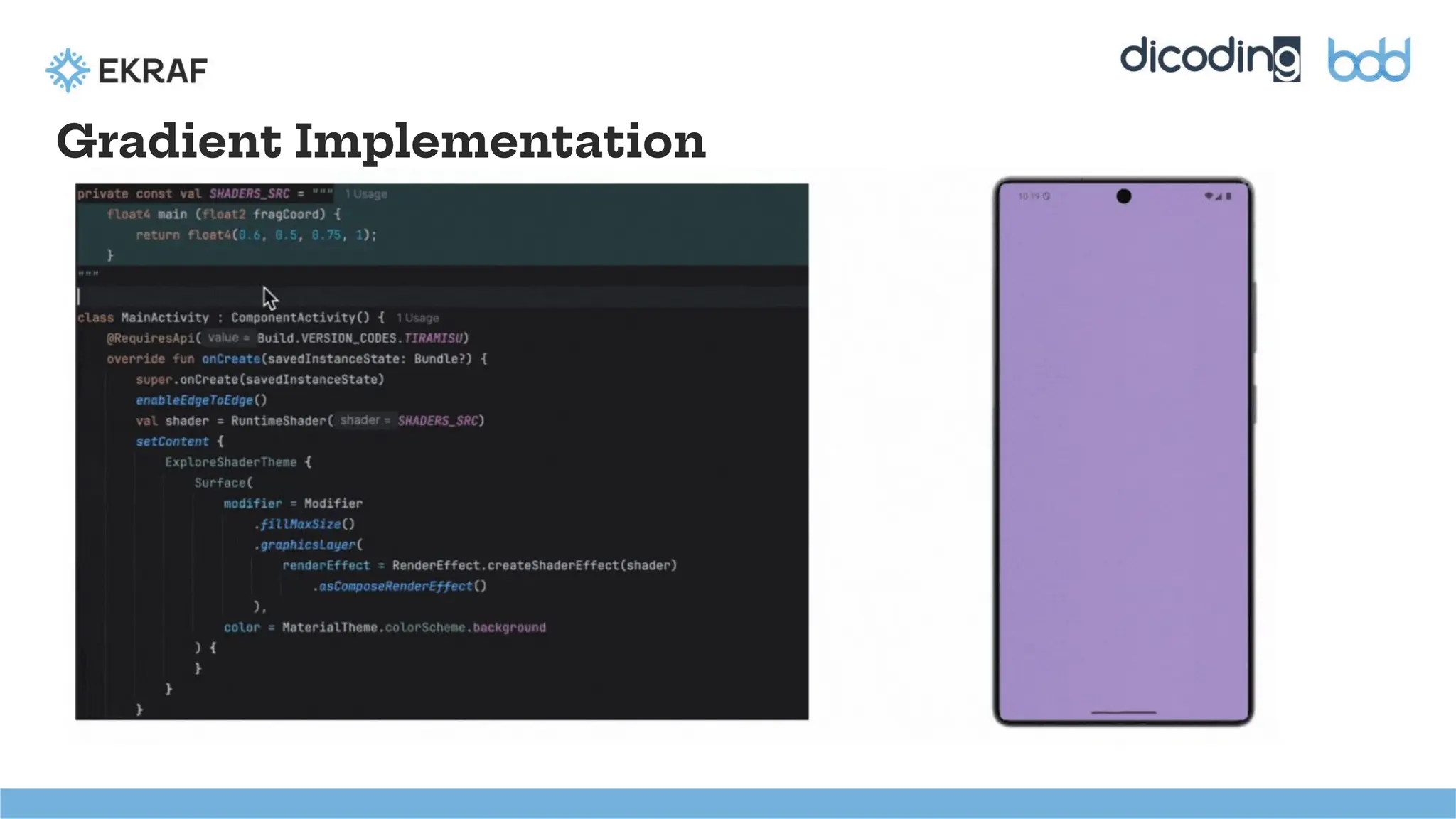 Gradient Implementation
 