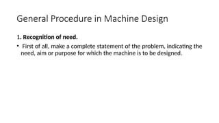 Machine Design Principles Acronym Comprehensive Machine Design & CAD-I: Principles, Classifications, and ...