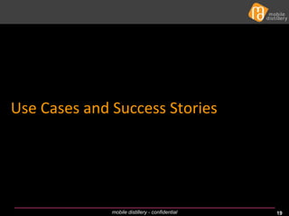 Use Cases and Success Stories   