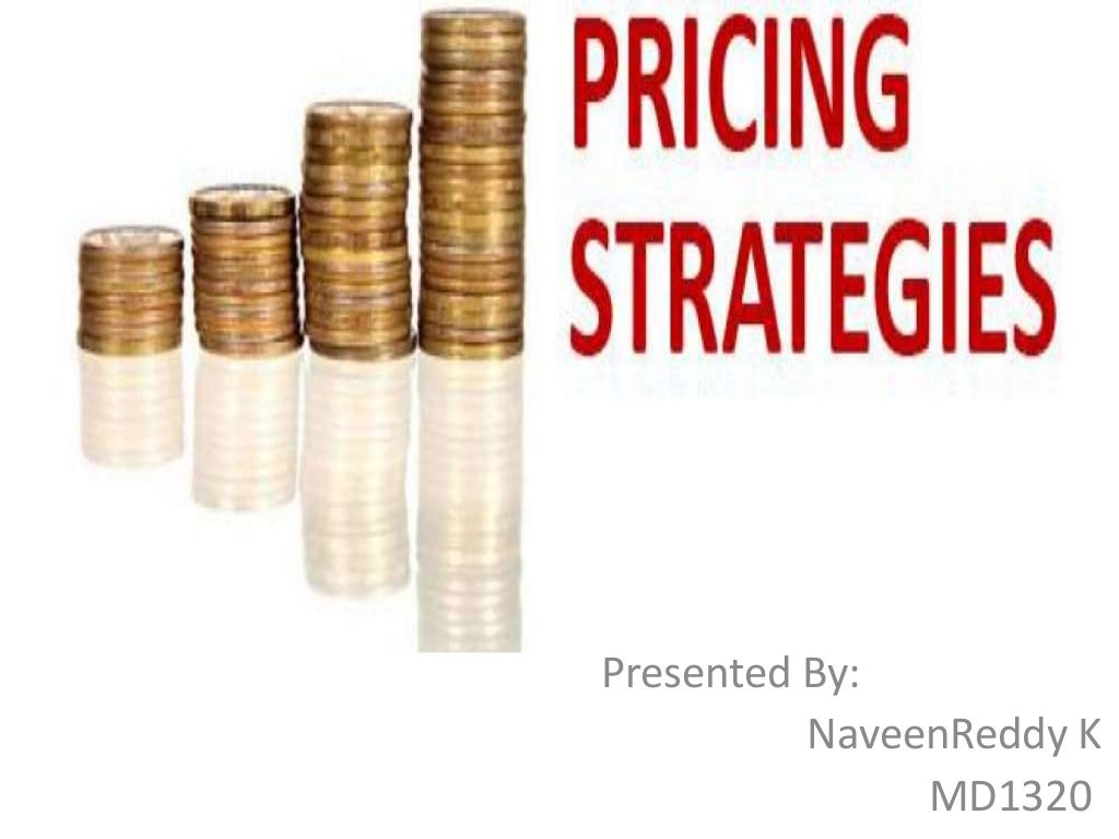 Pricing Strategies 