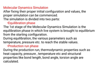 MD 2.pptx.pdf molecular dynamics simulation | PDF