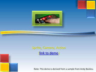 Game loop IIIprotectedDateTimelastTick;    public Page(){InitializeComponent();CompositionTarget.Rendering += new EventHandler(CompositionTarget_Rendering);lastTick = DateTime.Now;}void CompositionTarget_Rendering(object sender, EventArgs e){DateTimenow = DateTime.Now;TimeSpanelapsed = now - lastTick;lastTick = now;    //Game Logicgoeshere}