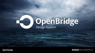 DMD 2019 - OpenBridge Design System