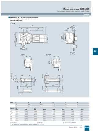 Мотор-редукторы Simogear 19-189 Siemens