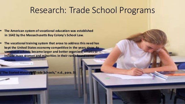 whats a trade school