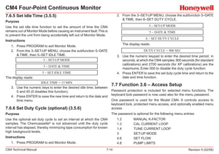 CM4 Four-Point Continuous Monitor | PDF