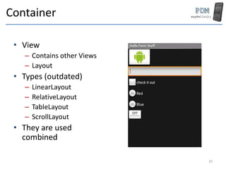 MDAD 3 - Basics of UI Applications | PPTX