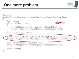 One more problem
Slow!!!
28
 