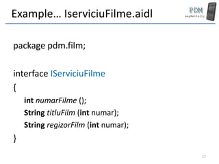 MDAD 6 - AIDL and Services | PPTX