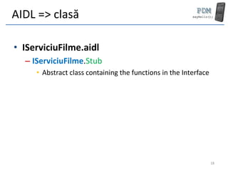 MDAD 6 - AIDL and Services | PPTX