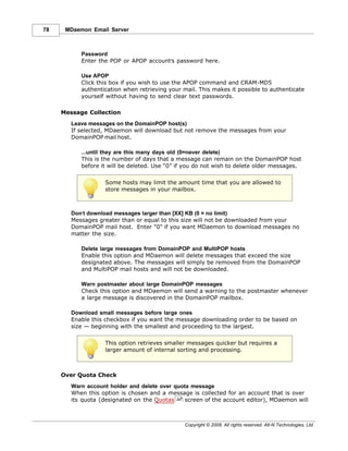 Email Daemon Message M Daemon E Mail Server Manual | PDF