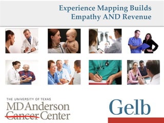 Experience Mapping Builds
   Empathy AND Revenue
 