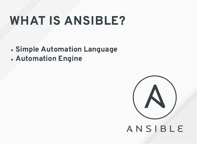 ansible what is ansible