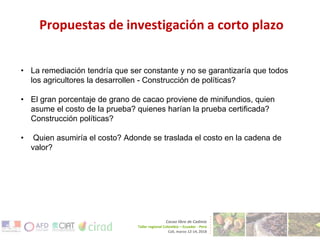 Geographical Information System Mapping for Optimized Cacao Production in Colombia